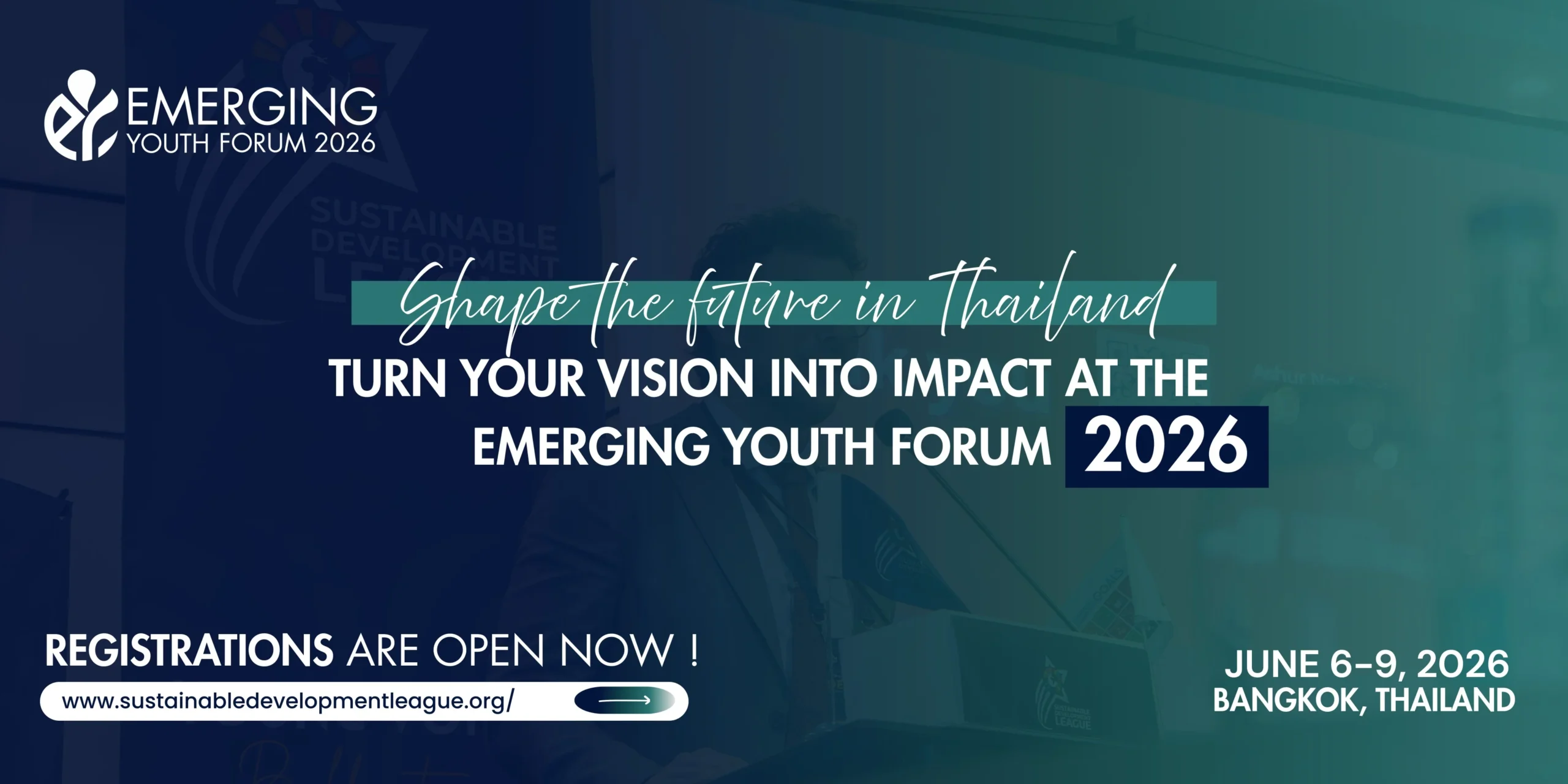 Turn your vision into impact at the Emerging Youth Forum