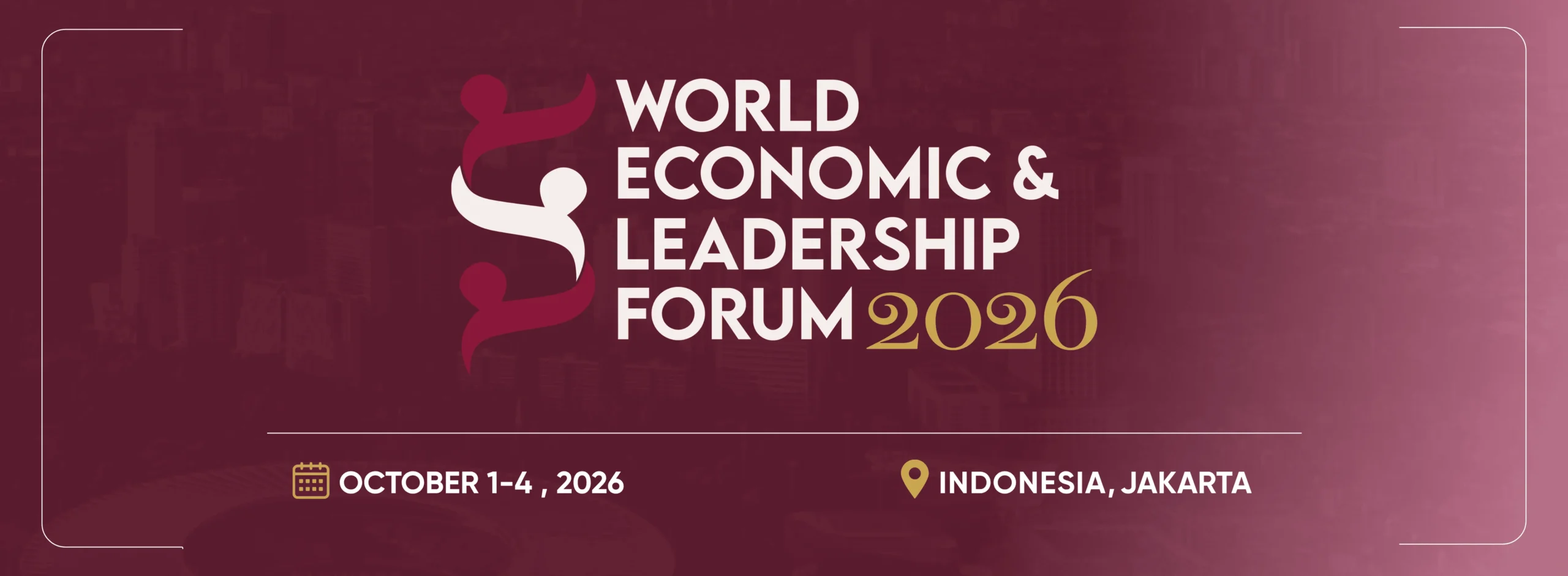 World Economic And Leadership Forum 2026 WEBSITE DESIGN POSTER